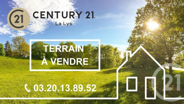 terrain à vendre - 1072.0 m2 - HAZEBROUCK - 59 - NORD-PAS-DE-CALAIS - Century 21 La Lys