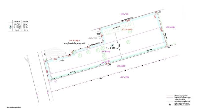 terrain à vendre - 1072.0 m2 - HAZEBROUCK - 59 - NORD-PAS-DE-CALAIS - Century 21 La Lys